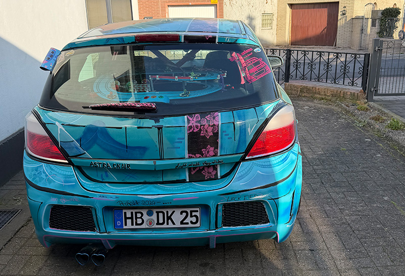 Opel Astra h aus 2004 - Hinten