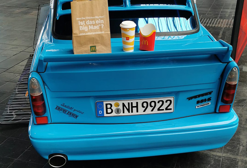 Trabant P601 - Hinten