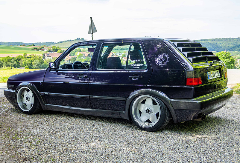 Volkswagen Golf 2 Fire and Ice - Hinten