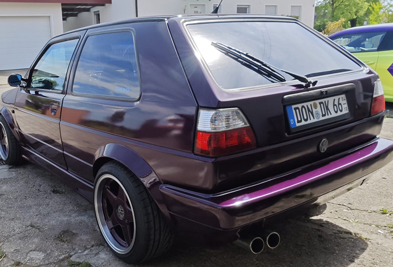 Vw Golf 2 - Hinten
