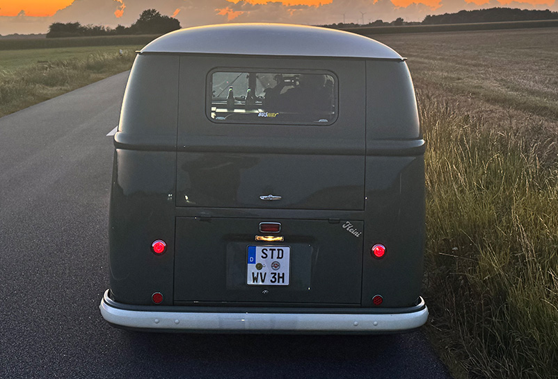 VW T1 Kasten Wolfsburg - Hinten