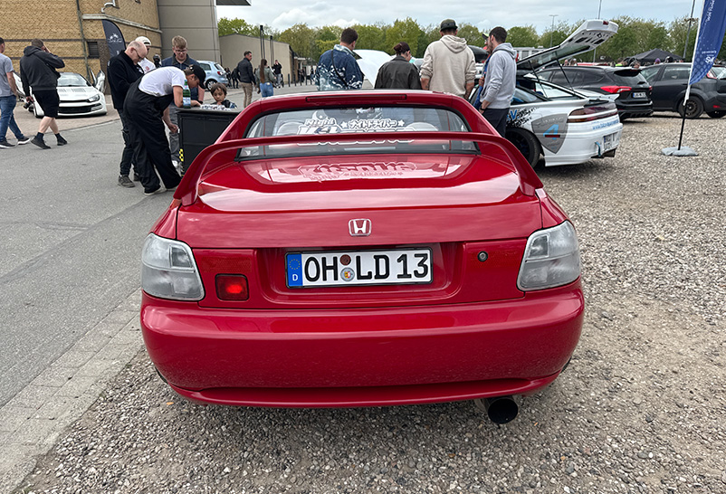 Honda crx Delsol - Hinten